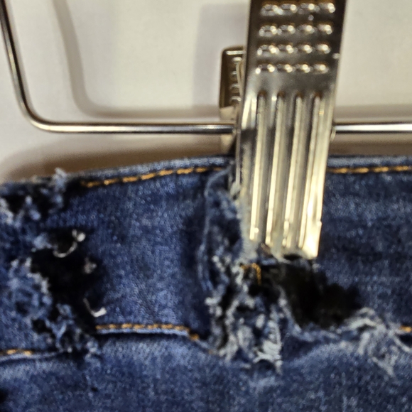 Stitch Star Floral Boho Embroidered Jeans Size 10 - Picture 10 of 11